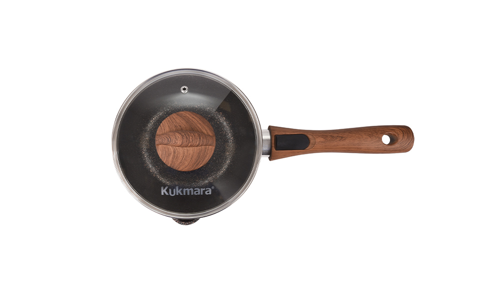 кго0156а Ковш 1,5л с носиком со съёмной ручкой со стеклянной крышкой Granit Ultra (original) 2 